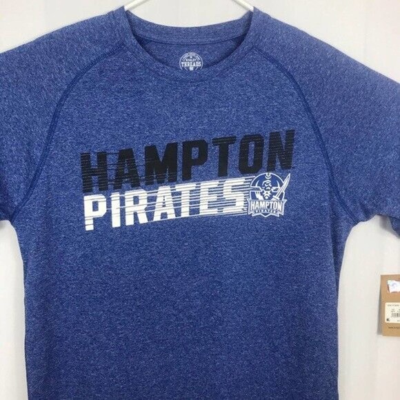 Hampton University Pirates Mens Rivalry Threads 91 Medium‎ NWT - Picture 2 of 3